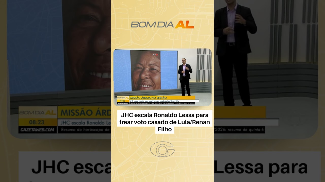 JHC escala Ronaldo Lessa para frear voto casado de Lula/Renan Filho