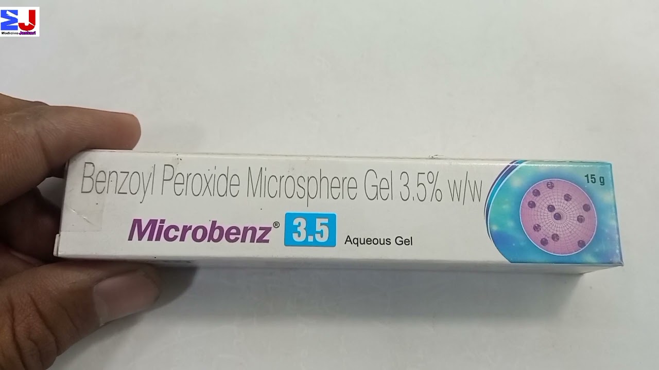Microbenz 3.5 Aqueous Gel | Benzoyl Peroxide Microsphere Gel | Microbenz Gel uses benefit Hindi