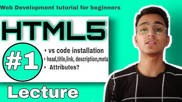 HTML 5 Tutorial: Title, Scripts,Link &  Meta Tags | Web Development tutorial #1