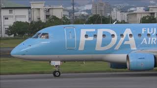 【4K】【飛行機動画】虹のかかる名古屋空港 [FDA離着陸]