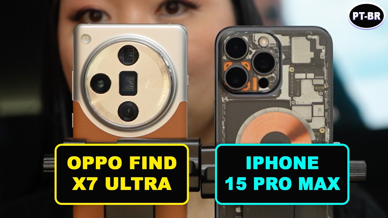 ⁣Oppo Find X7 Ultra vs Iphone 15 pro max Camera Teste [Português]