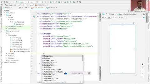 ViewFlipper | Android ViewFlipper Animation  |  Viewflipper in android | Android viewflipper  swipe