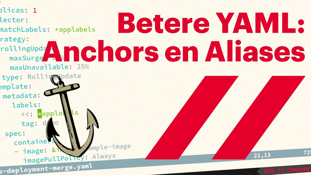 Betere YAML Anchors en Aliases HCS Company YouTube