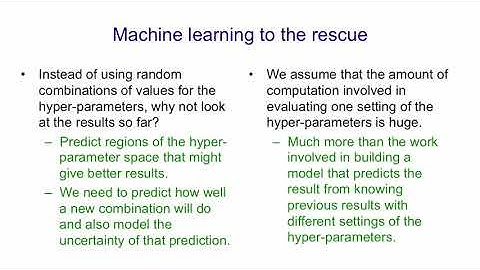 OPTIONAL  Bayesian optimization of hyper parameters 76 Machine Learning