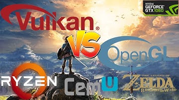 Zelda BOTW | Cemu 1.19.1b | Vulkan VS OpenGL | Ryzen R5 3600 GTX 1060