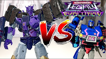 Legacy Evolution TARN v.s. IDW SKIDS!! | Stop-Motion Animation