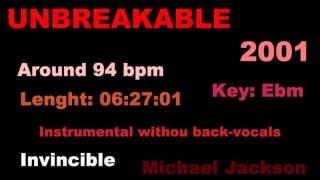 Unbreakable (Michael Jackson) - Instrumental without back-vocals