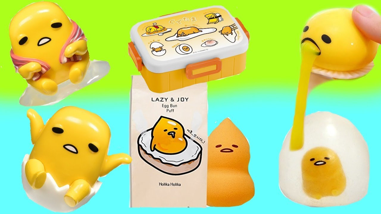 Opening Gudetama Collectible Blind Boxes