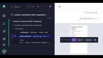 Cypress Custom Commands With Multiple DOM Snapshots