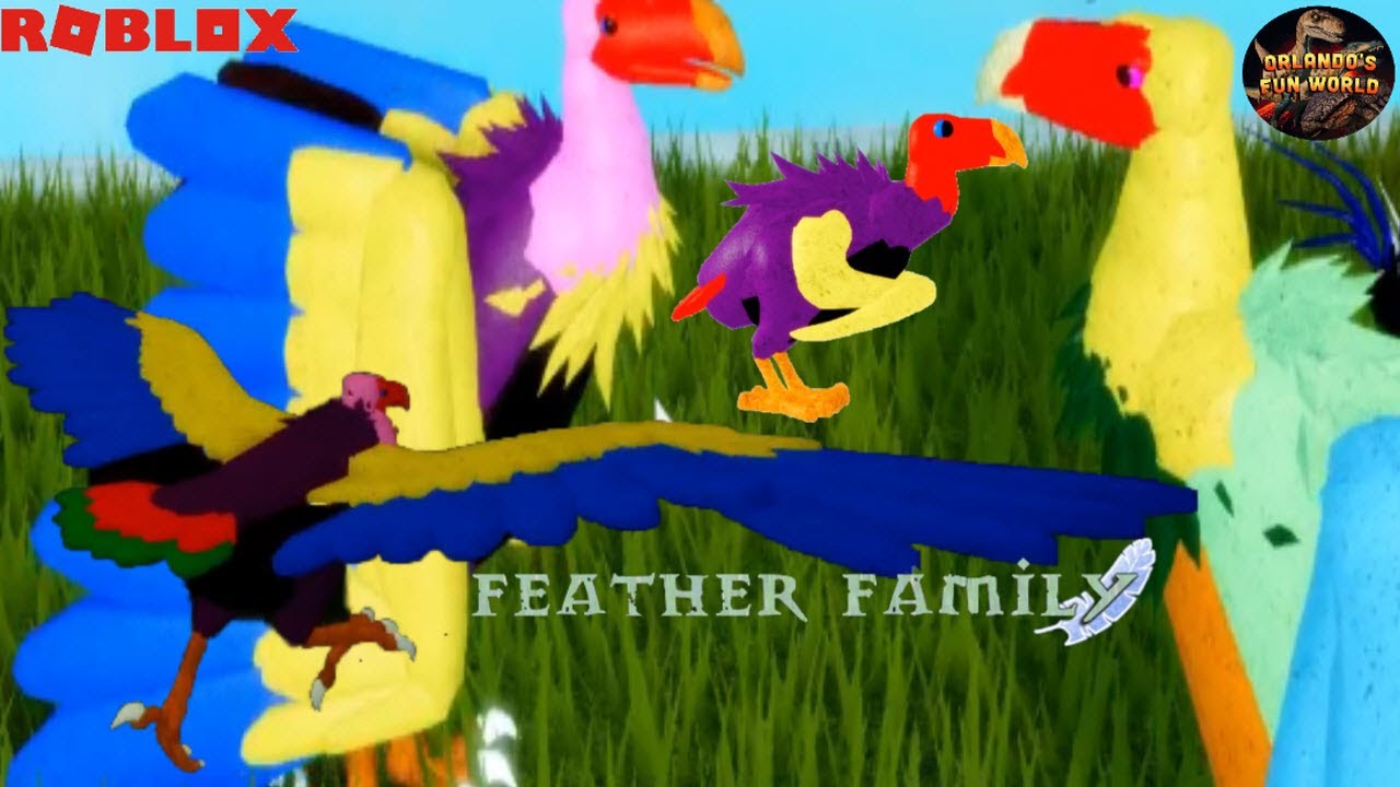 Roblox Feather Family New Big Bird Argentavis Youtube - ostrich feather family roblox