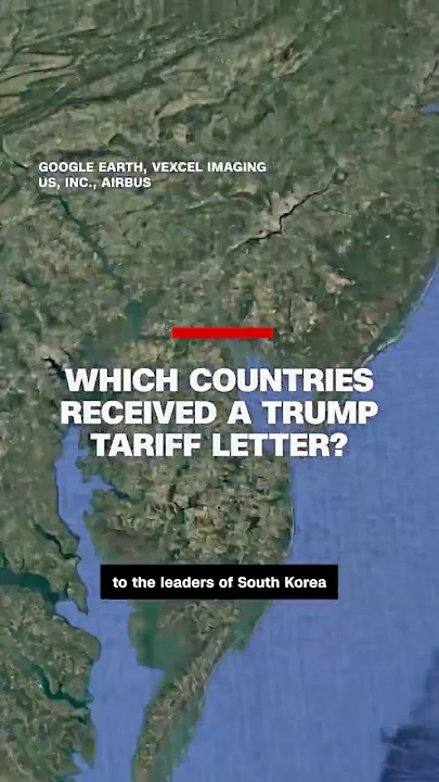 Which countries received a Trump tariff letter?