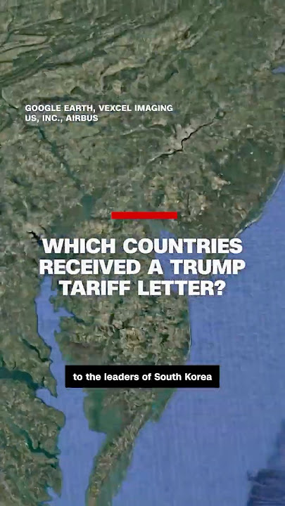 Which countries received a Trump tariff letter?