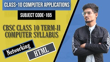Computer Applications CBSC Class 10 Term 2 Syllabus|Latest Syllabus| @kidocoder #cbscterm2syllabus
