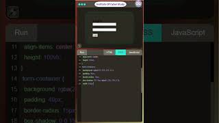 Amazing Login Form using HTML &amp; CSS | Web Design Tricks 😱 #shorts #Viral #trend #html #css