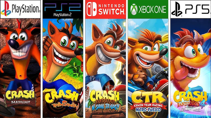 Crash Bandicoot Games for PS2 