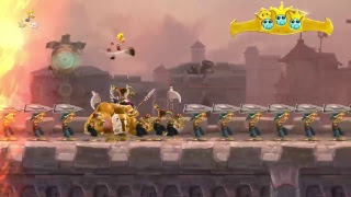 [PS4][HD] Rayman Legends : Castle Rock Song Gameplay