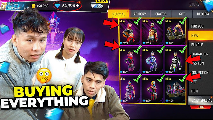 Buying Everything From Store in Free Fire with 70000 Diamonds 💎- Tonde Gamer