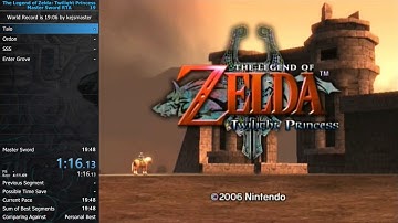 Twilight Princess Master Sword RTA Speedrun in 19:31