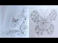 Beautiful Butterfly Drawing tutorial step by step for beginners 2020,প্রজাপতি অংকন,तितली ड्राइंग
