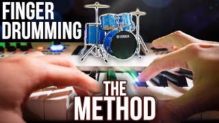 How To play Finger Drum REALISTIC drums on the keyboard- The METHOD #fingerdrumming #tutorial