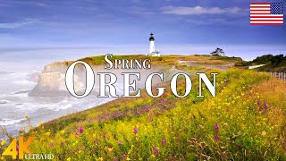 Spring Oregon 4K Ultra HD • Stunning Footage Oregon, Scenic Relaxation Film with Calming Music.