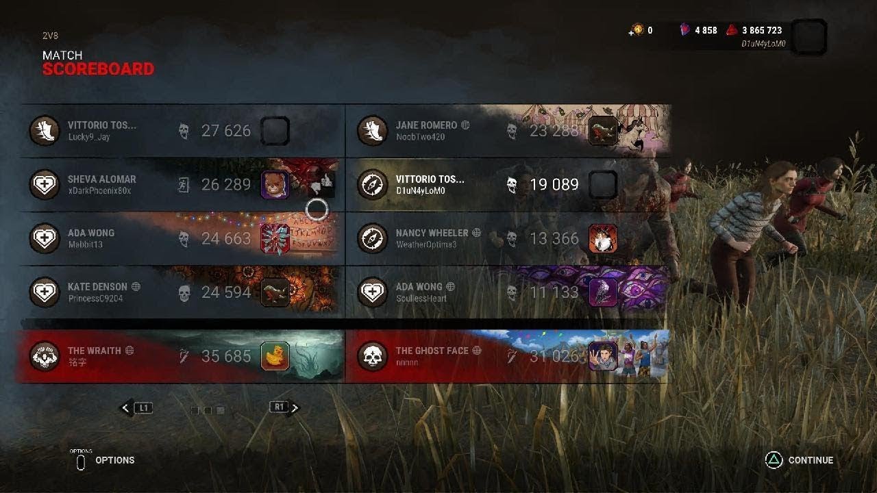 Dead by Daylight 2vs8 Ghostface and Wraith