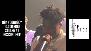 NBA Youngboy ring gets stolen at his concert! \\