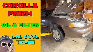 How to Change Oil and Filter on 98-02 Toyota Corolla/Chevy Prizm 1.8L 1ZZ-FE in Less Than 5 Minutes 1996 Geo Prizm Oil Filter