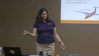 Dr. Stephanie TerMaath speaking to the UT Science Forum