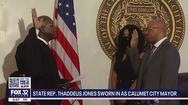 Thaddeus Jones sworn in as Calumet City's first Af...