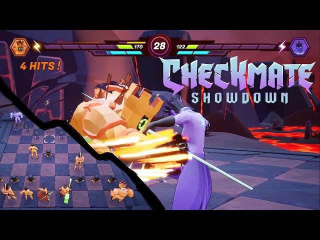 Combine fighting games with some actual chess and a little style and you've  got yourself Checkmate Showdown