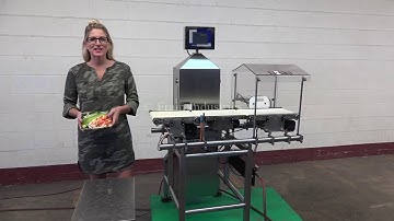 Lock Inline Stainless Steel Checkweigher Demonstration