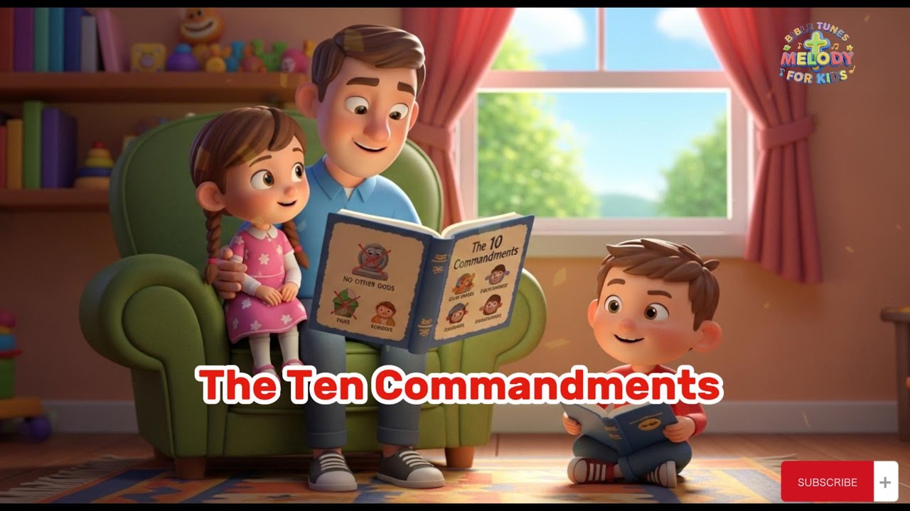 🎶 10 Commandments Song | Kids Bible Worship