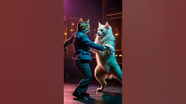 Video 9602281: cat cutecat kittens dance, cat kitten cutecat funny, cat funny cutecat dog, cat cutecat funny laugh