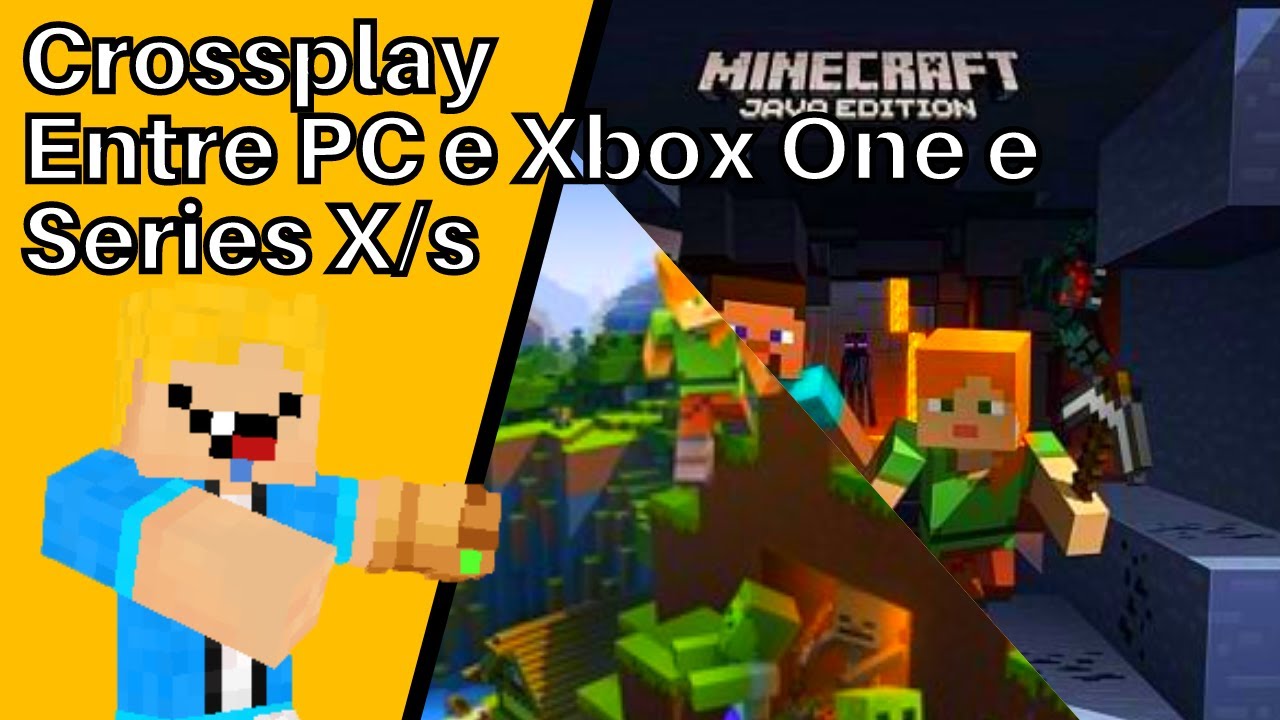 Como Jogar Minecraft com Outras Plataformas (PS4/Xbox/Switch/Pc/Mobile) 