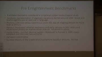 Leonard Euler:  Mathematics of the Enlightenment - Dr. Bob Rice - Sept. 28, 2016
