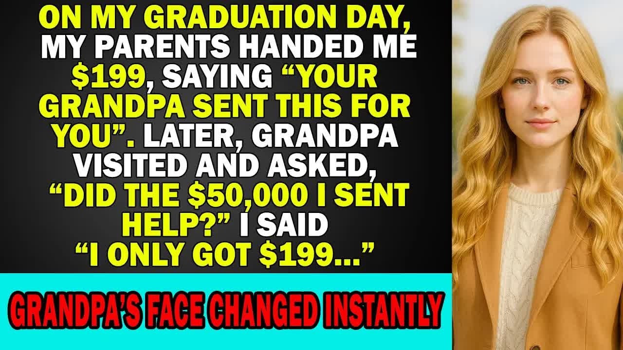 My Parents Said Grandpa Sent Me $199 For My Graduation, But He Asked About The $50,000 Later