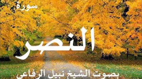 سورة النصر بصوت نبيل الرفاعي