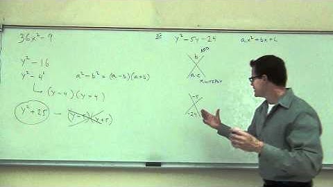 Intermediate Algebra Lecture C.1 Part 5