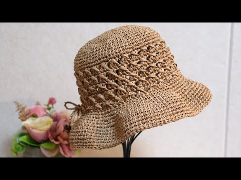 #코바늘모자~(part 2) 러블리 여름 모자 뜨기♡(summer hat)