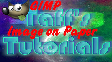 GIMP   Image on Paper Effect