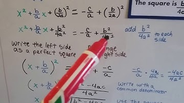 Algebra I #13.4a, Using the Quadratic Formula