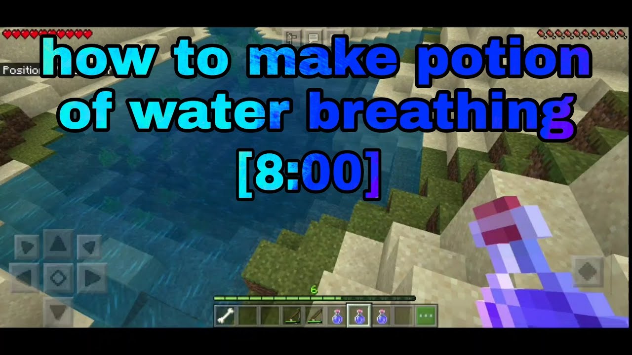 How to make potion of water breathing in minecraft