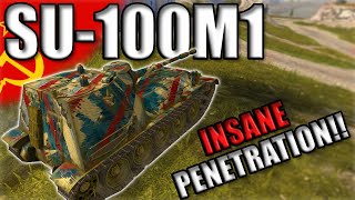 HOW TO PLAY WITH THE SU-100M1 | THIS TANK CAN PENETRATE ANY TIER 10 EASILY!! | World of Tanks Blitz