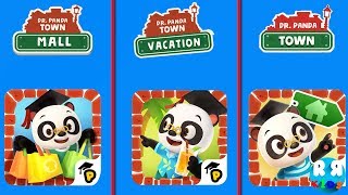 Dr. Panda Town Best Pretend Play App Compilation : Vacation, Mall and Town screenshot 2