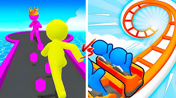 Giant Rush vs Runner Coaster 🔥 Walkthrough Gameplay – All Levels UNLOCKED | EPIC 906