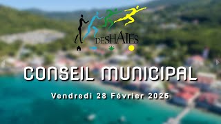 Conseil Municipal de Deshaies - Vendredi 28 Février 2025