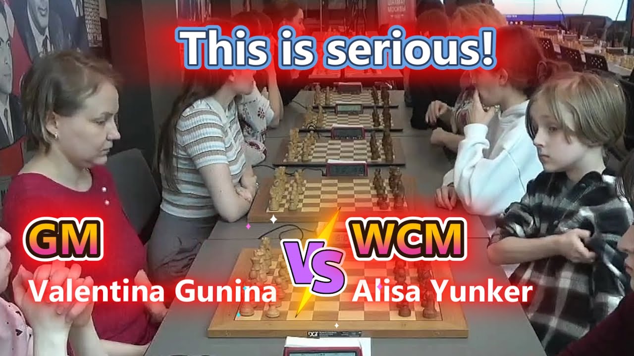GM Valentina Gunina (2358) - WCM Alisa Yunker (1944)  - Rapid Moscow Women's Chess Championship