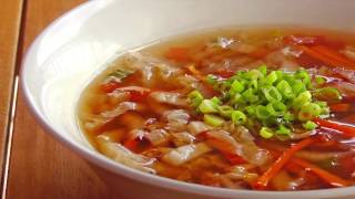 Chinesische Scharf Saure Suppe - Vegan Vegetarisches Rezept