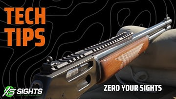 XS How To -  Zero Your Hunting Rifle Sights